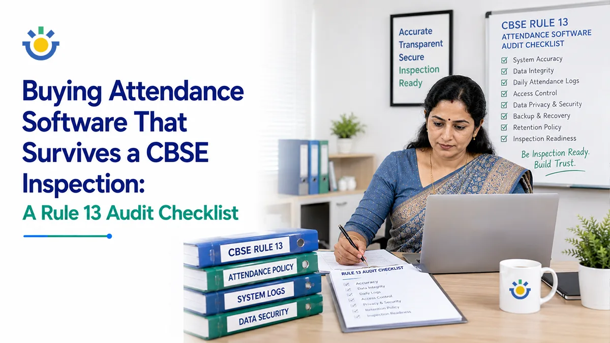Buying Attendance Software That Survives a CBSE Inspection: A Rule 13 Audit Checklist