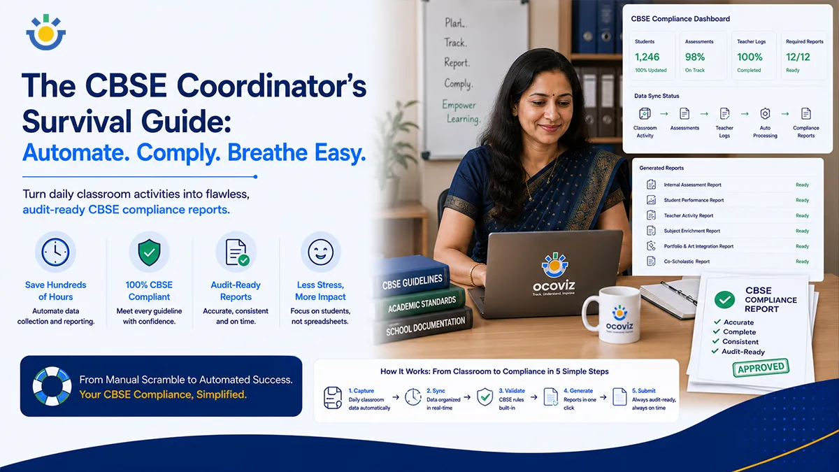 The CBSE Coordinator’s Survival Guide: How to Automate Board Compliance Reports Directly from Classroom Data