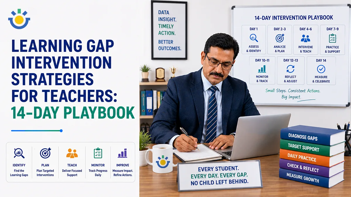 The 14-Day Intervention Playbook: What a CBSE Teacher Actually Does in the Two Weeks After a Learning Gap Appears