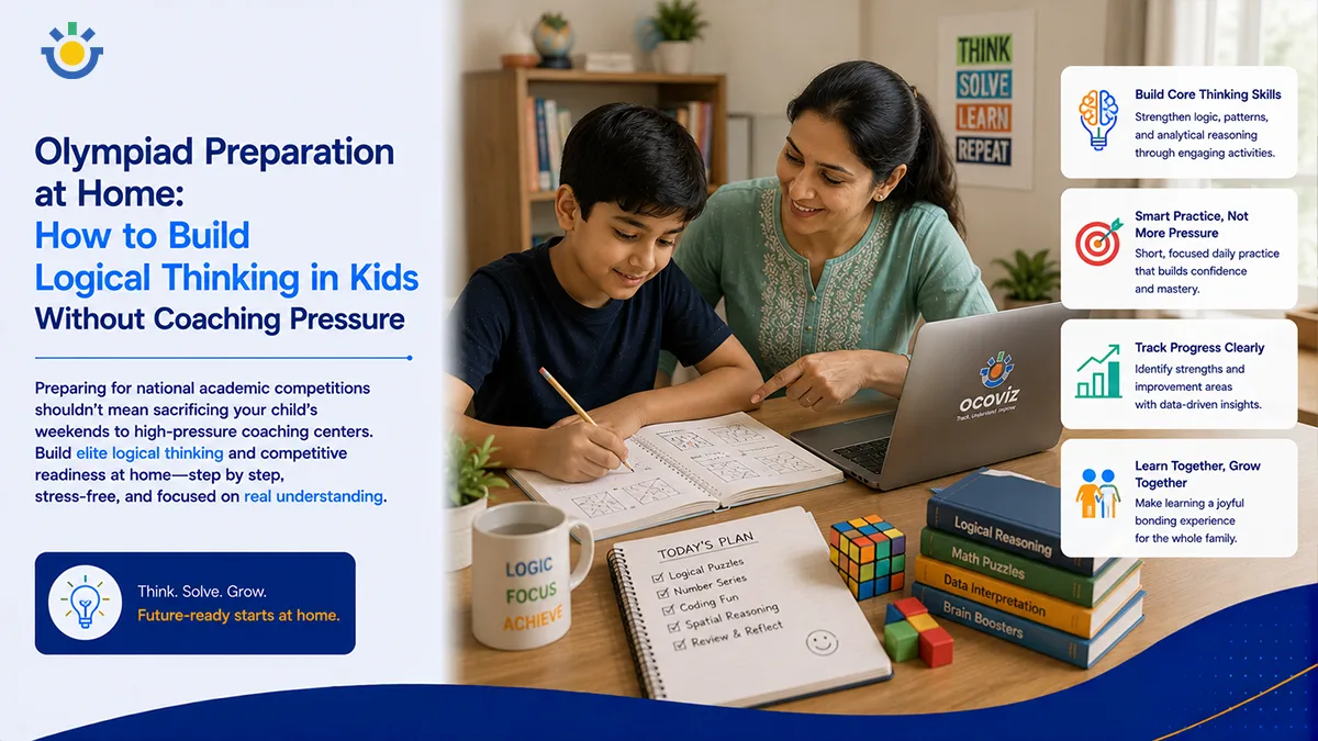 Olympiad Preparation at Home: How to Build Logical Thinking in Kids Without Coaching Pressure