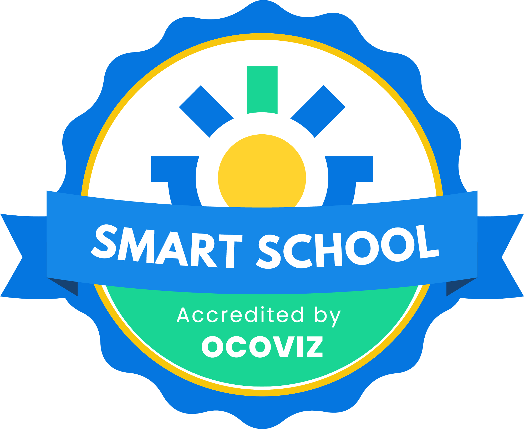 Smart School Badge — Accredited by Ocoviz